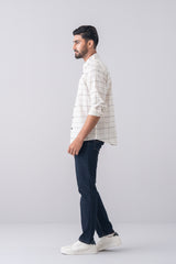 Regular Fit Checkered Casual Shirt