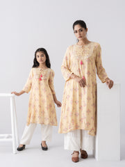 Smart Fit Embroidered Viscose Ethnic Kurta