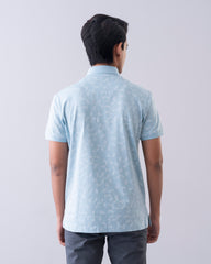 Regular Fit Mercerized Printed Polo Shirt