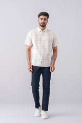 Regular Fit Checkered Casual Shirt
