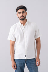 Regular Fit Solid Casual Shirt
