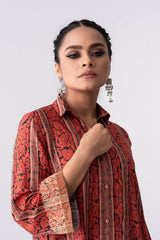 Mid-Length Relaxed Fit Ethnic Kurta