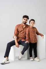 Slim Fit Printed Casual Shirt