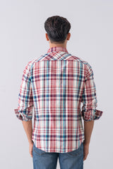 Regular Fit Checkered Casual Shirt