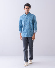 Regular Fit Printed Casual Shirt