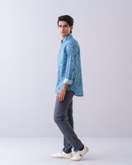 Regular Fit Printed Casual Shirt