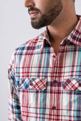 Regular Fit Checkered Casual Shirt