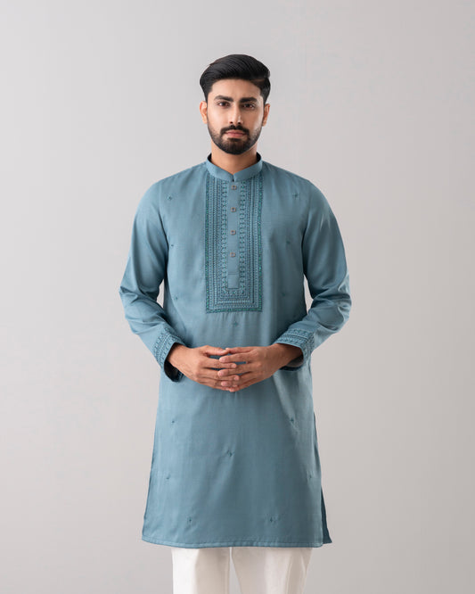 Regular Fit Embroidered Formal Panjabi