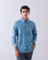 Regular Fit Printed Casual Shirt