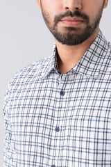 Regular Fit Checkered Casual Shirt