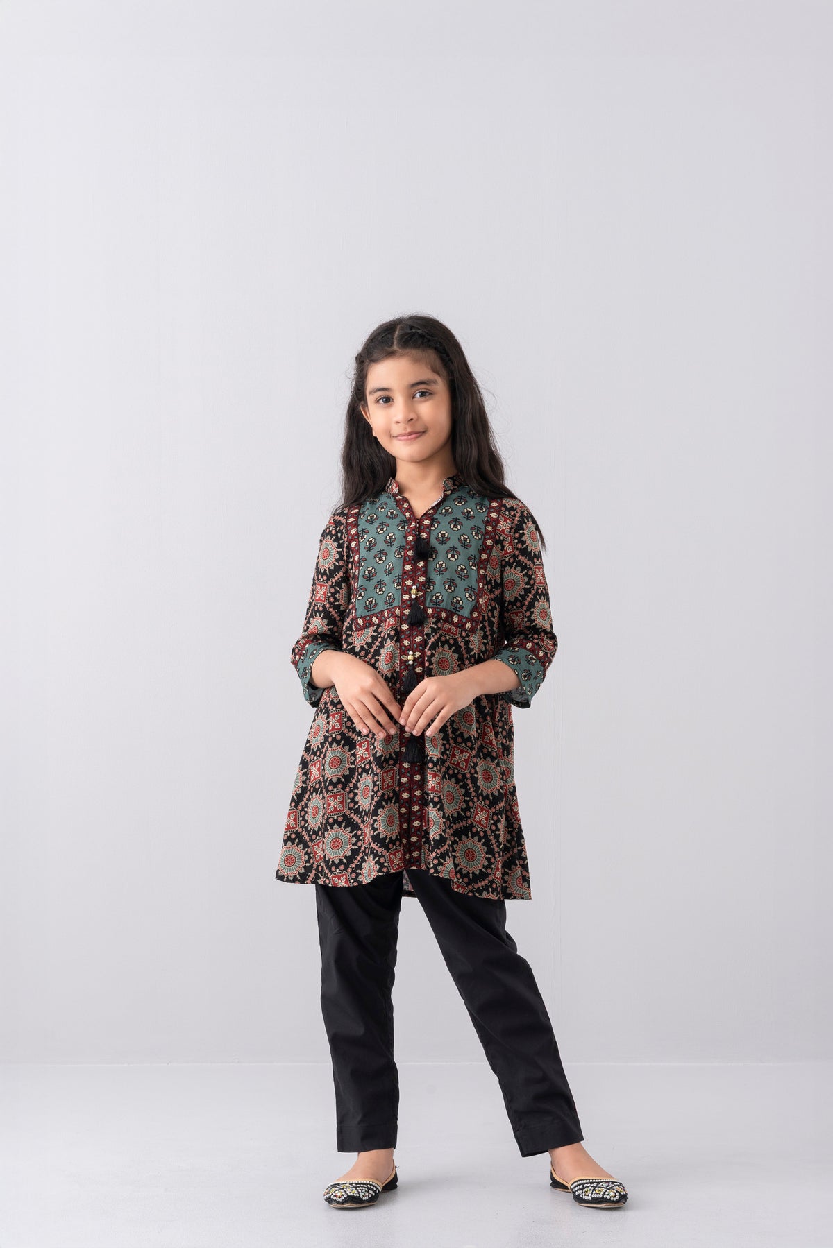 Girls' Ethnic Frock (6-8 Years)