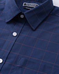 Regular Fit Thin Check Templeton Formal Shirt