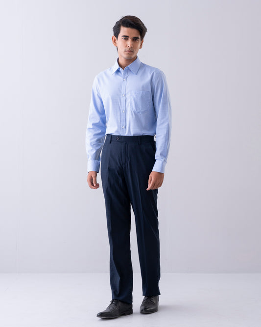 Slim Fit Classic Dobby Check Templeton Formal Shirt