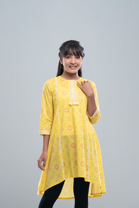 Junior Girls' Ethnic Top (10-14 Years)