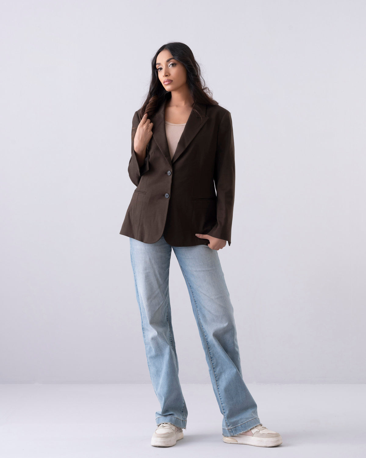 Regular Fit Single Breasted Blazer