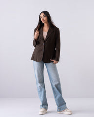 Regular Fit Single Breasted Blazer