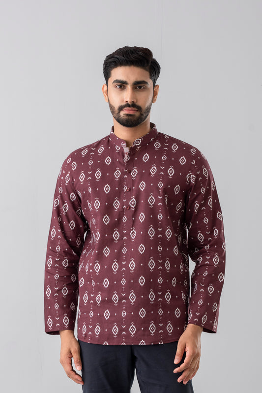 Regular Fit Digital Printed Fatua