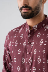 Regular Fit Digital Printed Fatua