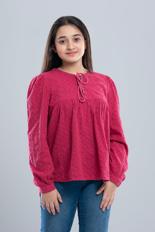 Junior Girls Western Fashion Top (10-14 Years)