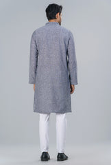Cotton and Linen-Blended Panjabi