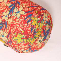 Bolster Cover - Scarlet Blossom