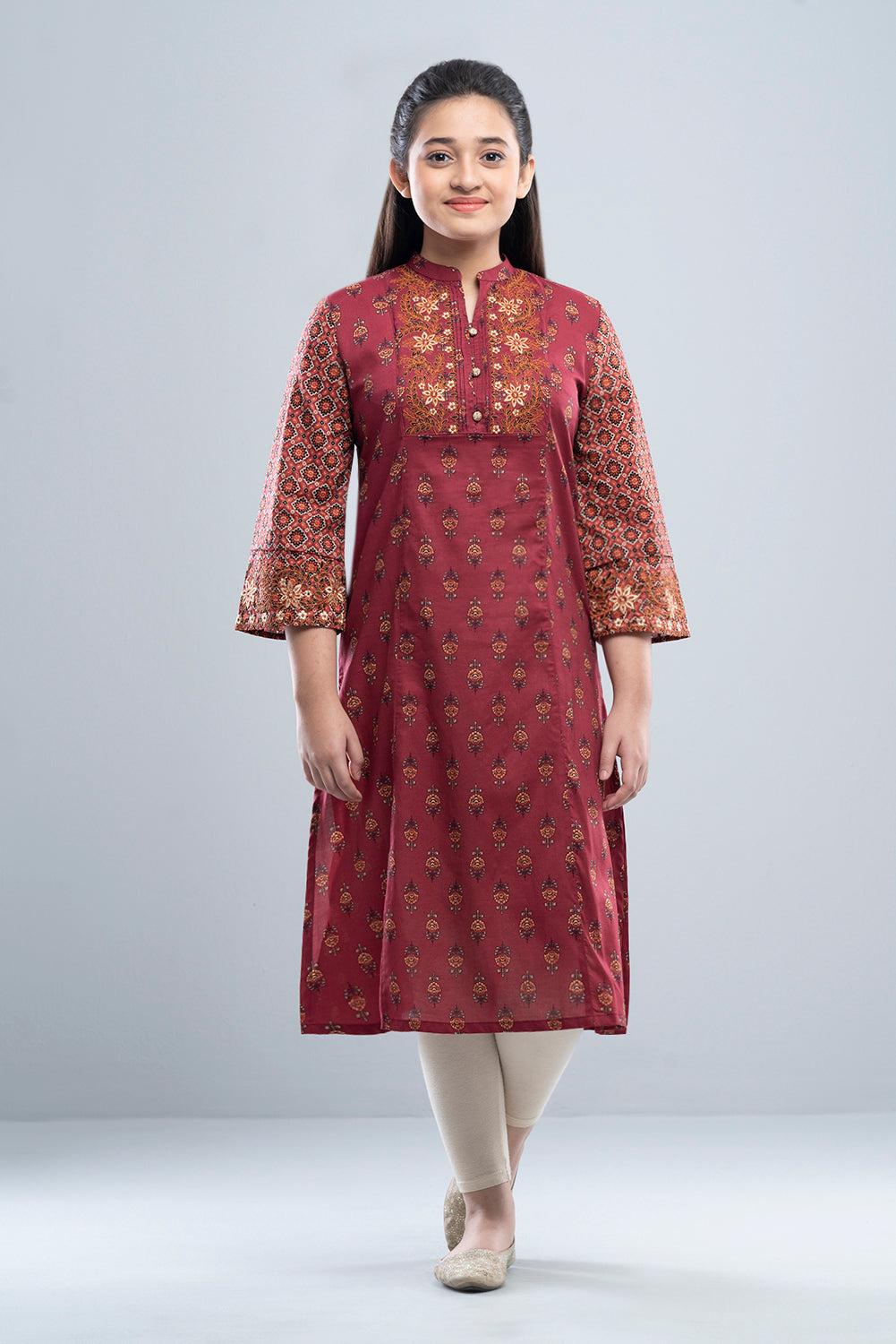 Junior Girls Ethnic Top (10-14 Years)