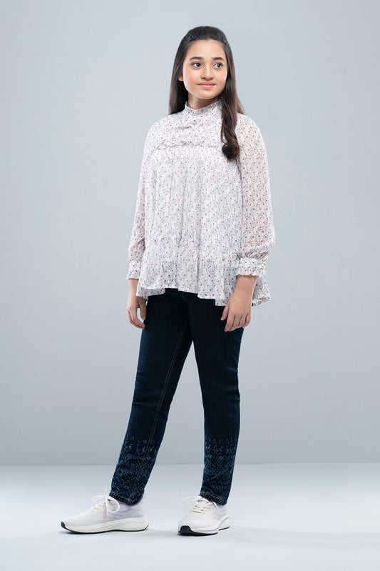 Junior Girls Western Fashion Top (10-14 Years)