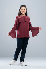 Junior Girls Evening Top (10-14 Years)
