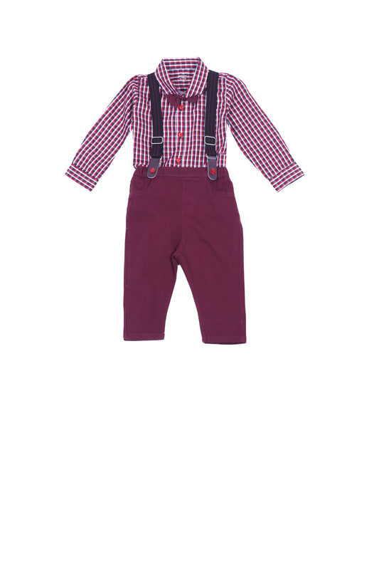 Newborn Boys Suspender Set (6-18 Months)