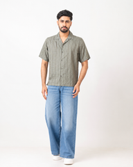 Regular Fit Solid Casual Shirt