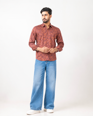 Regular Fit Printed Casual Shirt