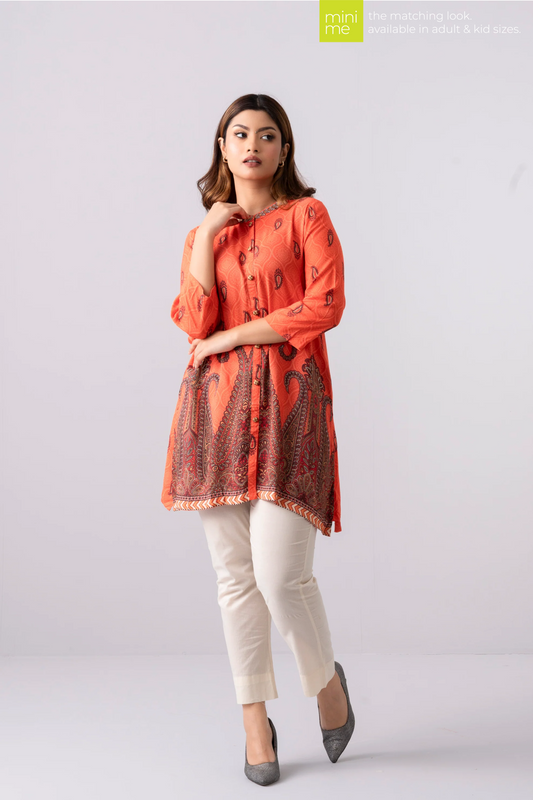 Smart Fit Embroidered Ethnic Kurti
