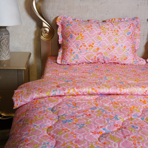 Comforter - Pink Floral